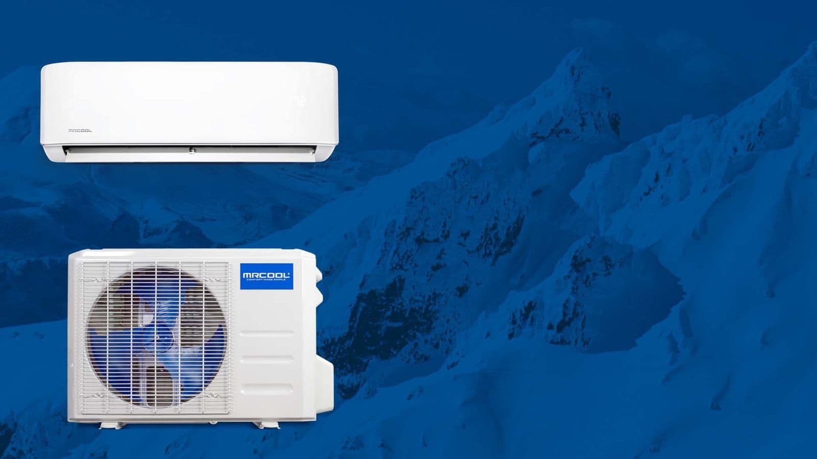 MrCool DIY wall-mount mini split with outdoor condenser