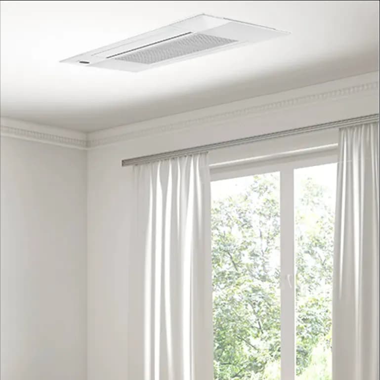 MRCOOL® DIY® Series 5th Gen OuttaSight® 18K BTU 230V One-Way Ceiling Cassette view 2