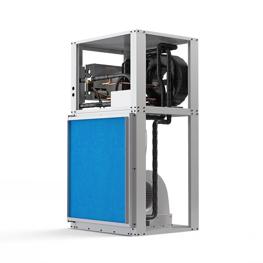 48K BTU Downflow Two-Stage 230V 1-Phase 60Hz CuNi Coil Right Return view 2
