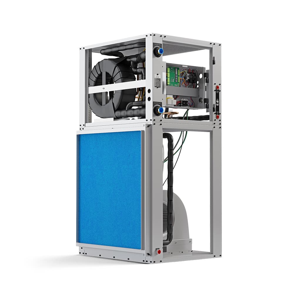 48K BTU Downflow Two-Stage 230V 1-Phase 60Hz CuNi Coil Left Return view 4
