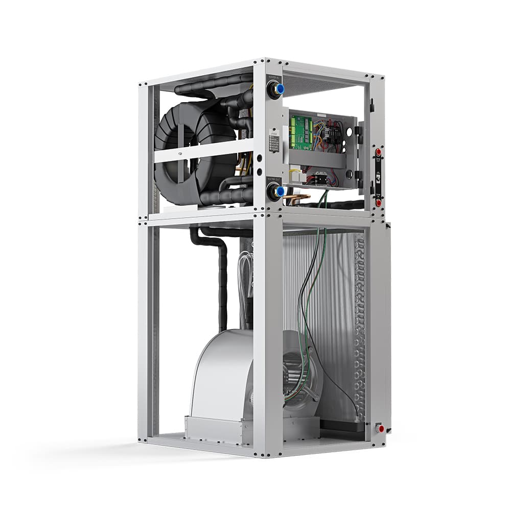 48K BTU Downflow Two-Stage 230V 1-Phase 60Hz CuNi Coil Right Return view 4