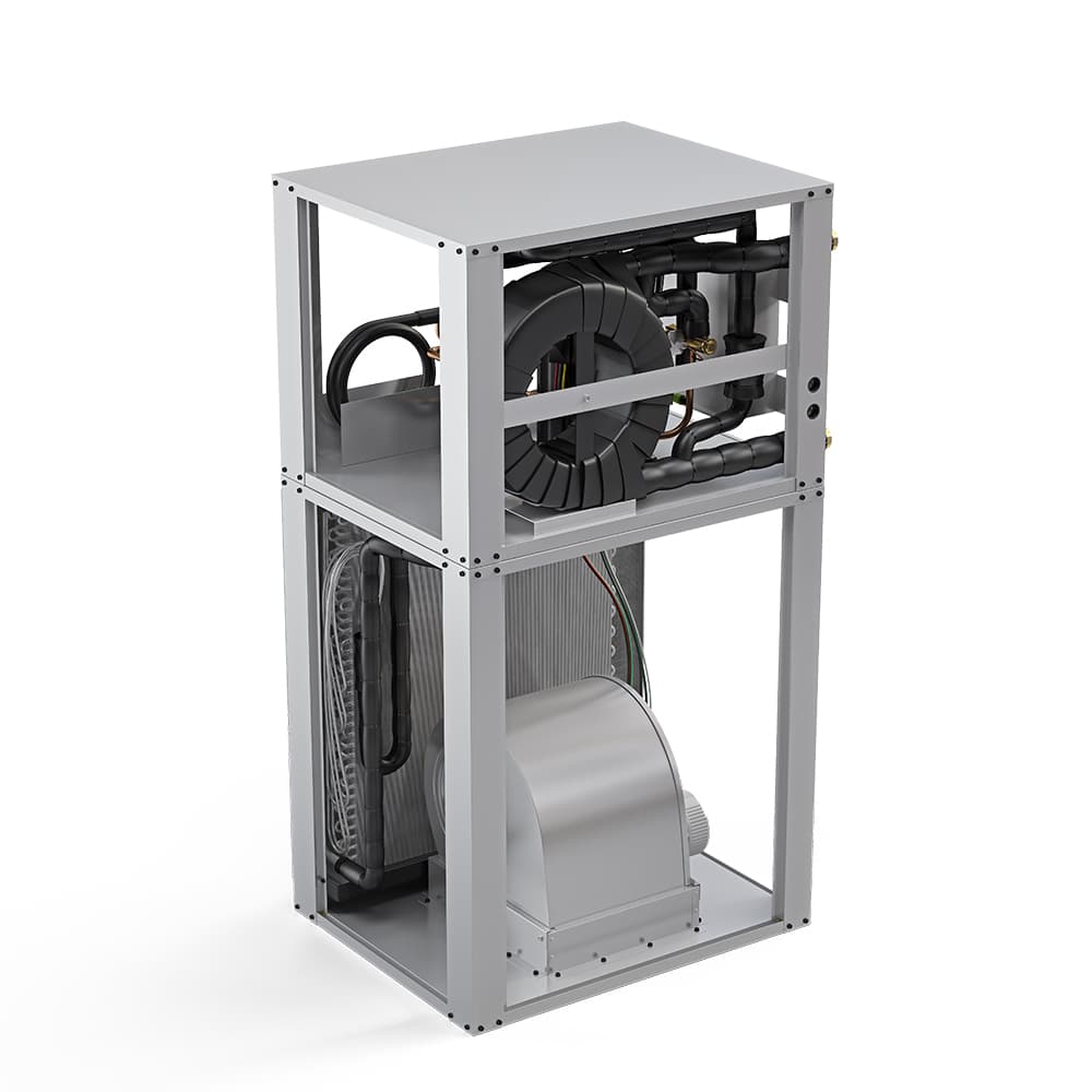 48K BTU Downflow Two-Stage 230V 1-Phase 60Hz CuNi Coil Right Return view 5