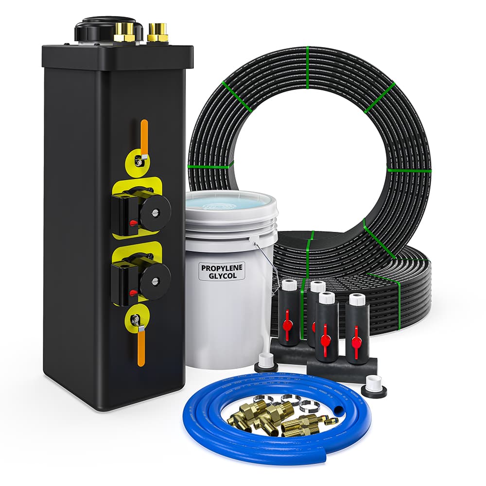 Closed Loop Installation Kit 2 ton - w/Straight Manifold GeoCool Inverter Series  - MrCool HVAC at HVACZAR