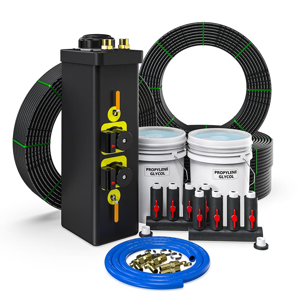 Closed Loop Installation Kit 4 ton - w/Straight Manifold GeoCool Inverter Series  - MrCool HVAC at HVACZAR