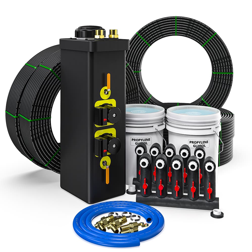 Closed Loop Installation Kit 5 ton - w/Angled Manifold GeoCool Inverter Series  - MrCool HVAC at HVACZAR