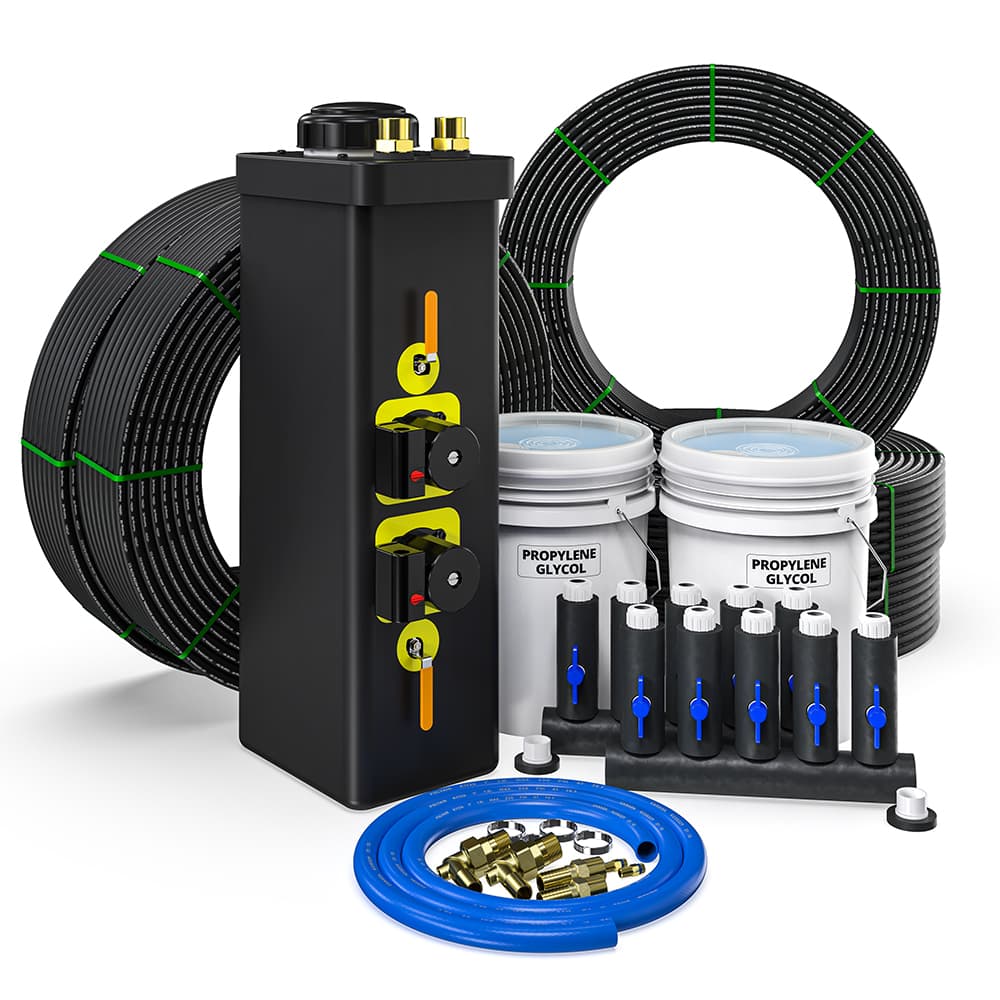 Closed Loop Installation Kit 5 ton - w/Straight Manifold GeoCool Inverter Series  - MrCool HVAC at HVACZAR