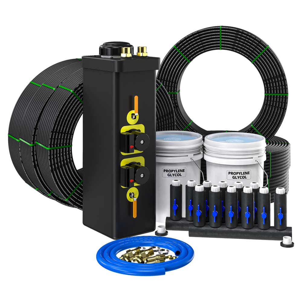 Closed Loop Installation Kit 6 ton - w/Straight Manifold GeoCool Inverter Series  - MrCool HVAC at HVACZAR