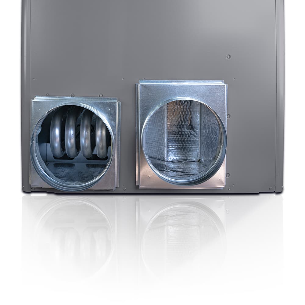 Horizontal Application 14" Square to Round Adapter Kit for MRCOOL 2-3 Ton Signature Series Package Units view 2