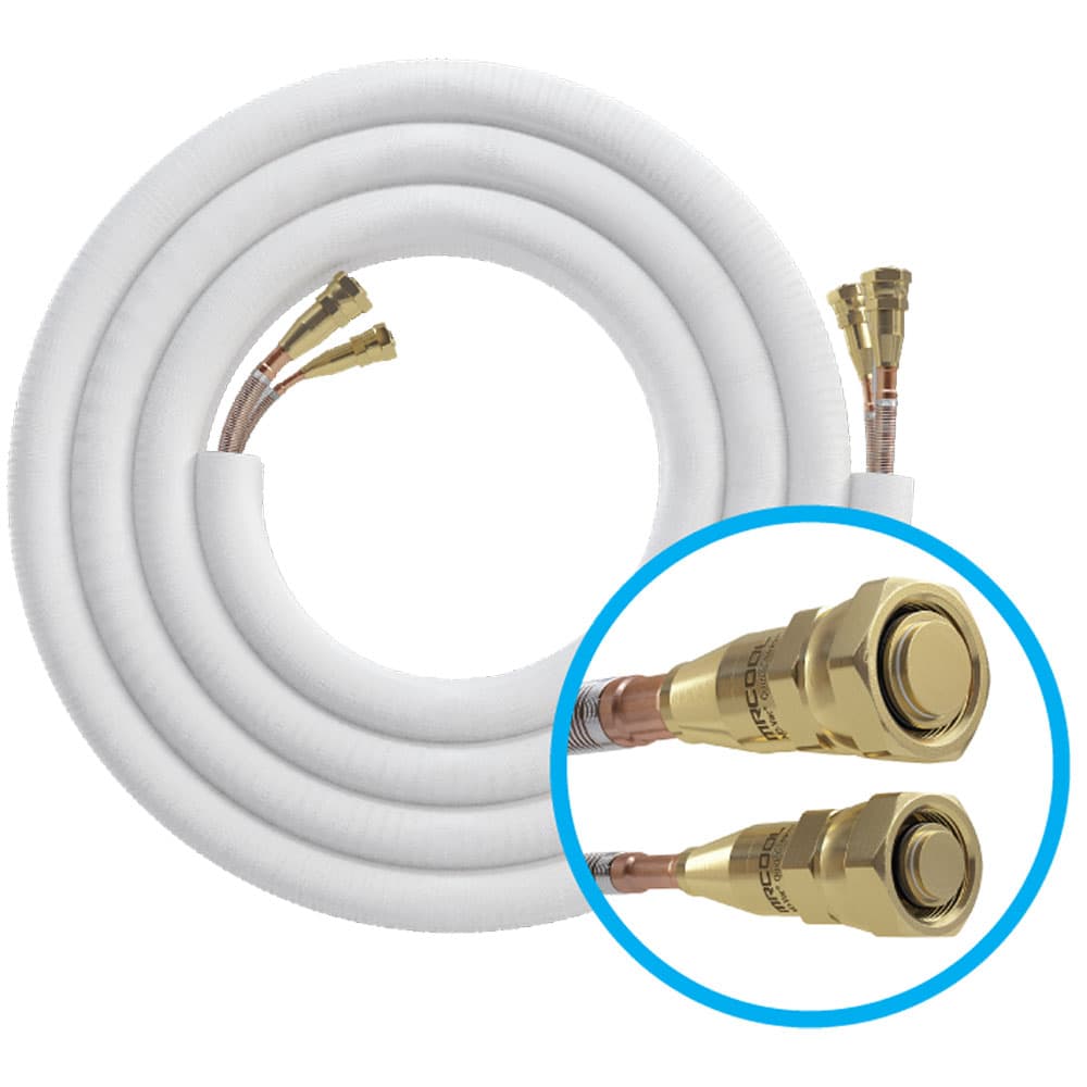 15 FT Pre-Charged 3/8" x 3/4" MRCOOL No-Vac Quick Connect Line Set view 5