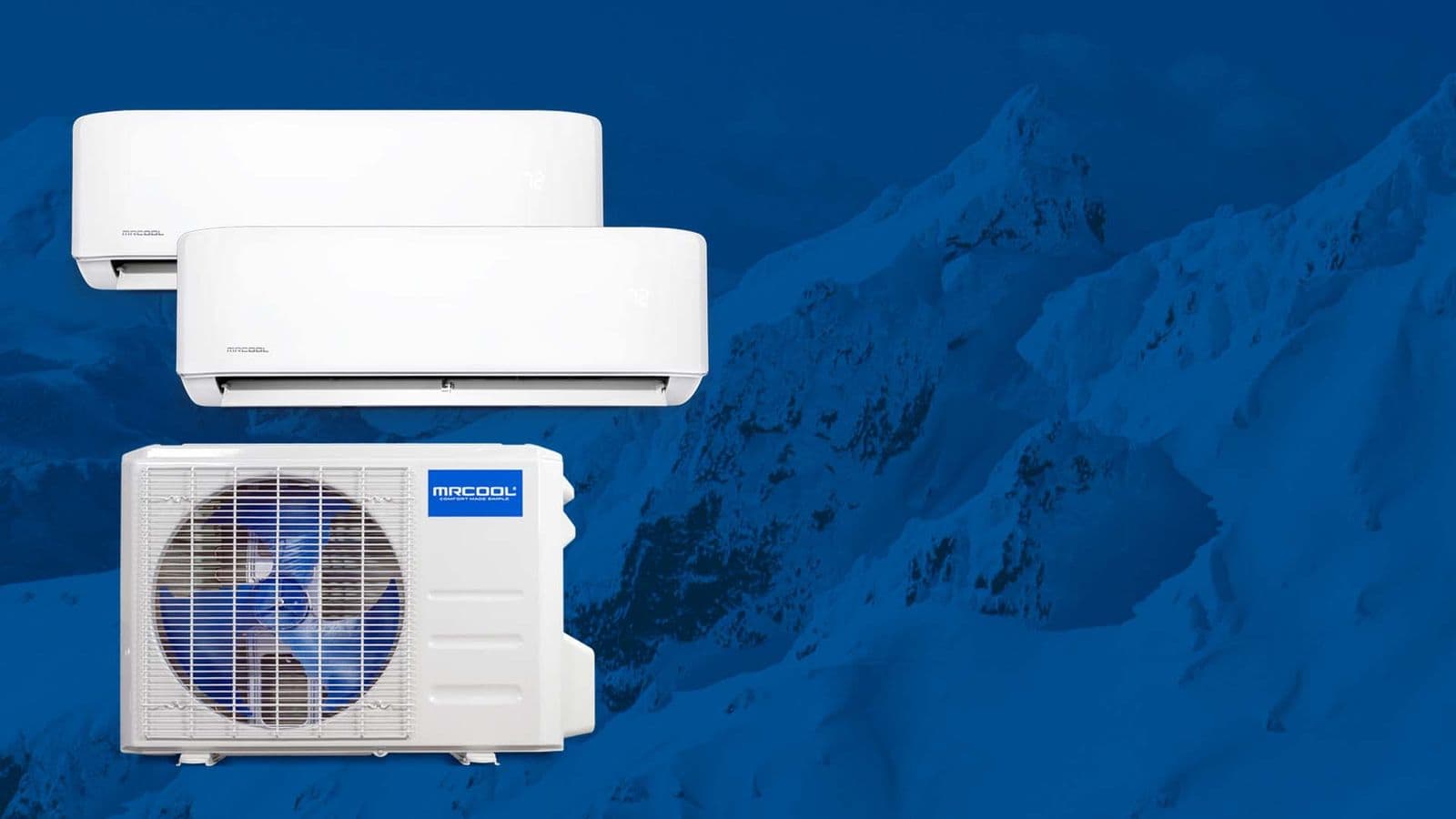 MrCool DIY multi-zone system: two wall units and one condenser