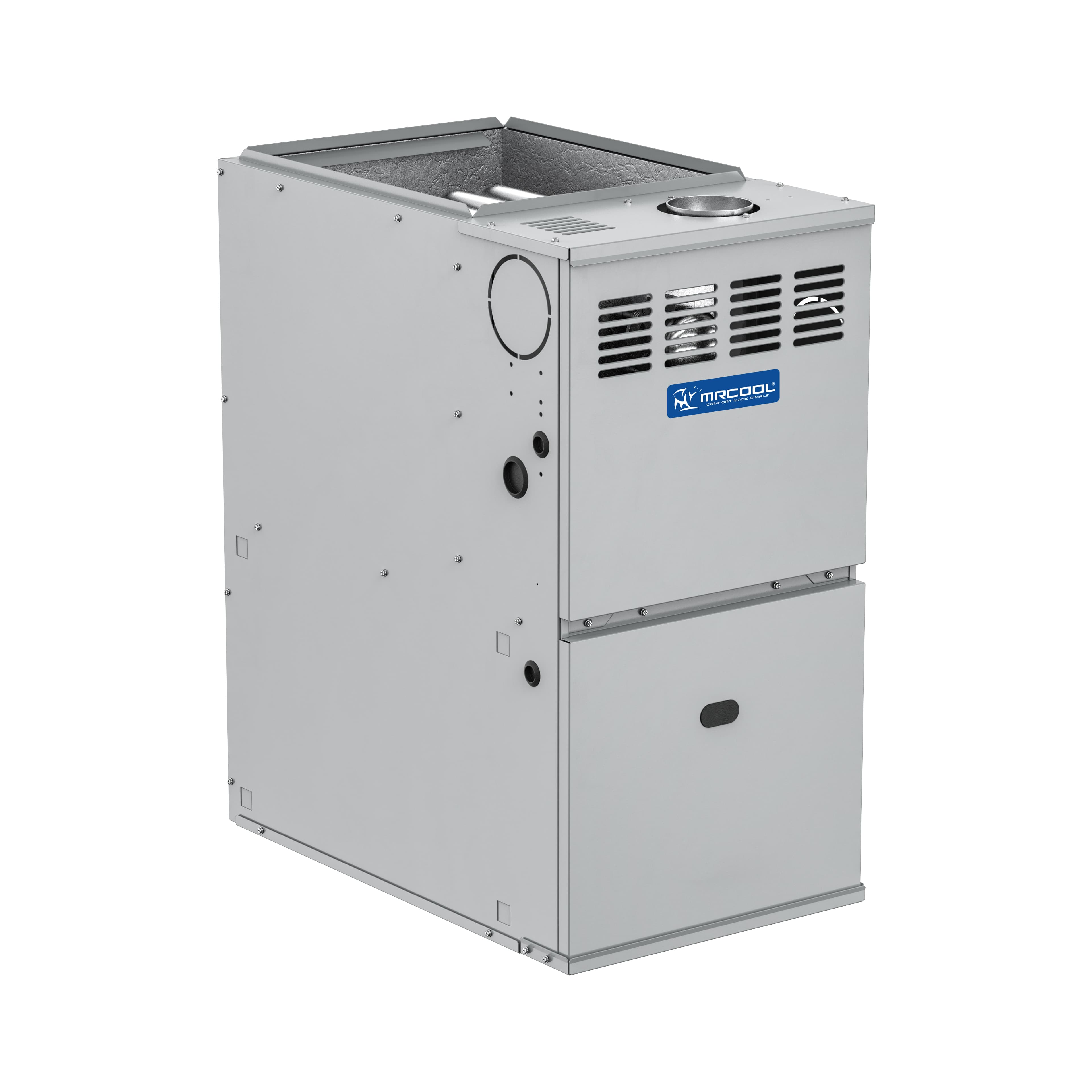 80% AFUE 40K BTU Upflow/Horizontal/Downflow Single-Stage DC Motor VersaPro Natural Gas Furnace with A Cabinet