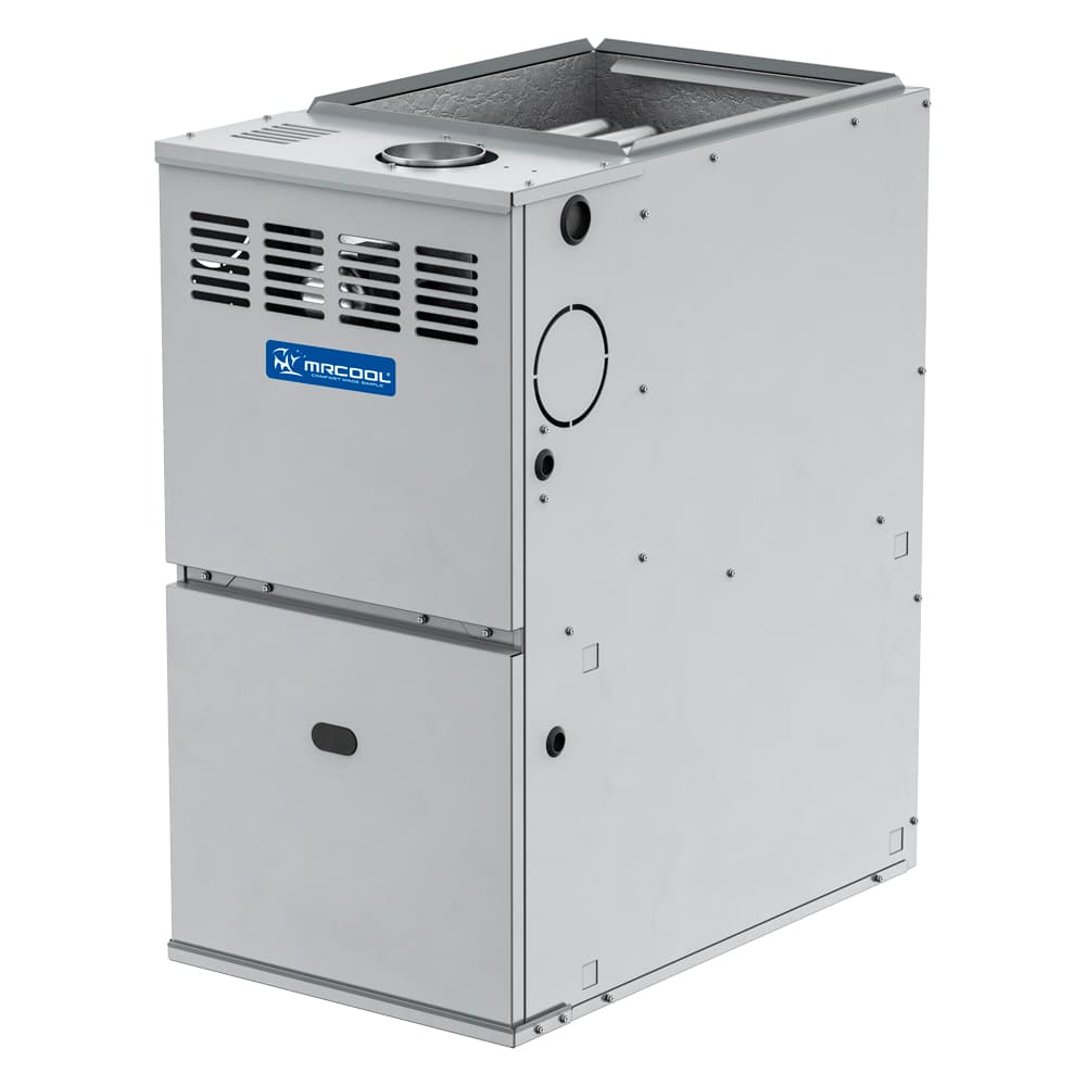 80% AFUE 40K BTU Upflow/Horizontal/Downflow Single-Stage DC Motor VersaPro Natural Gas Furnace with A Cabinet view 2