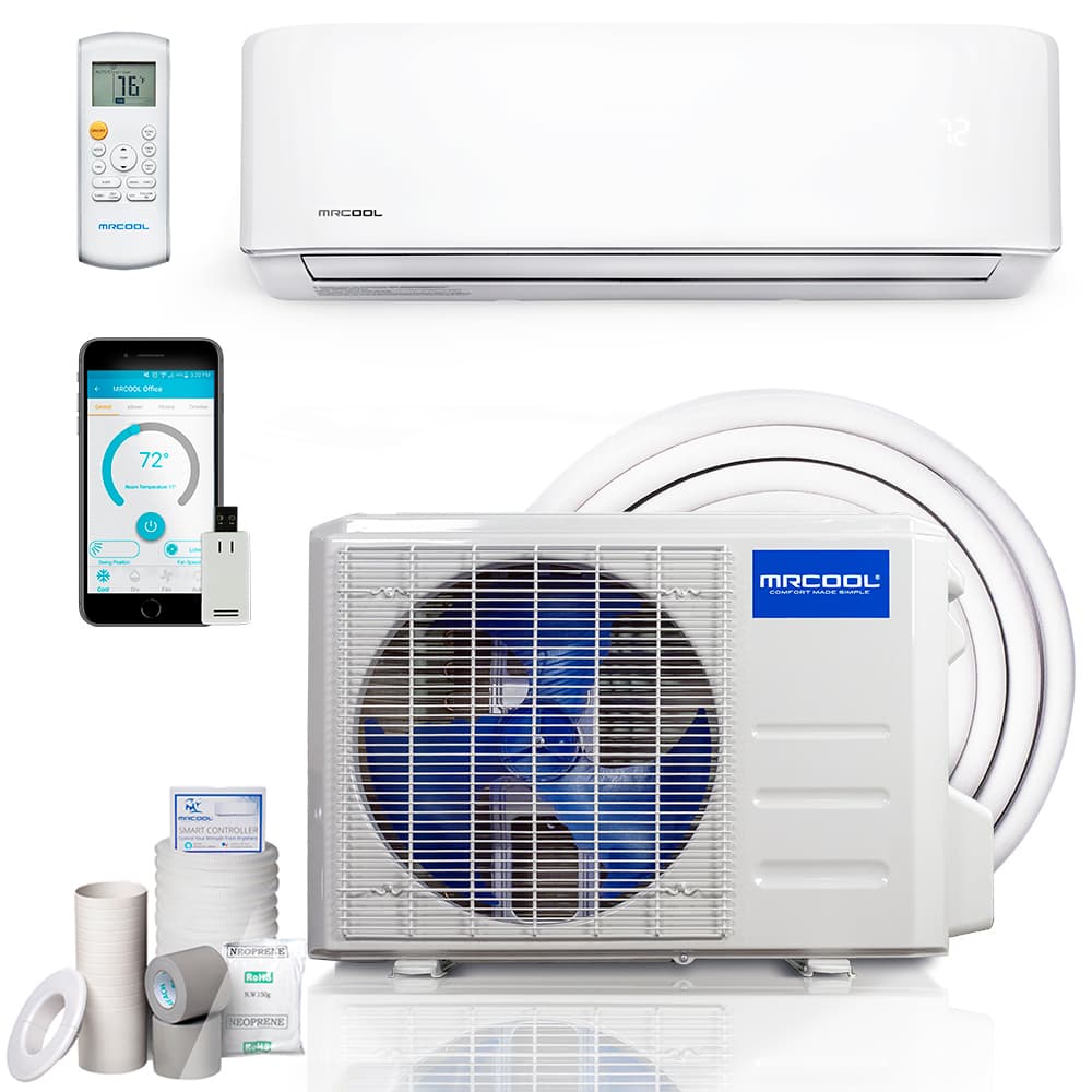 12K BTU Heat Pump Condenser & Wall Mount Air handler 230 volt view 3