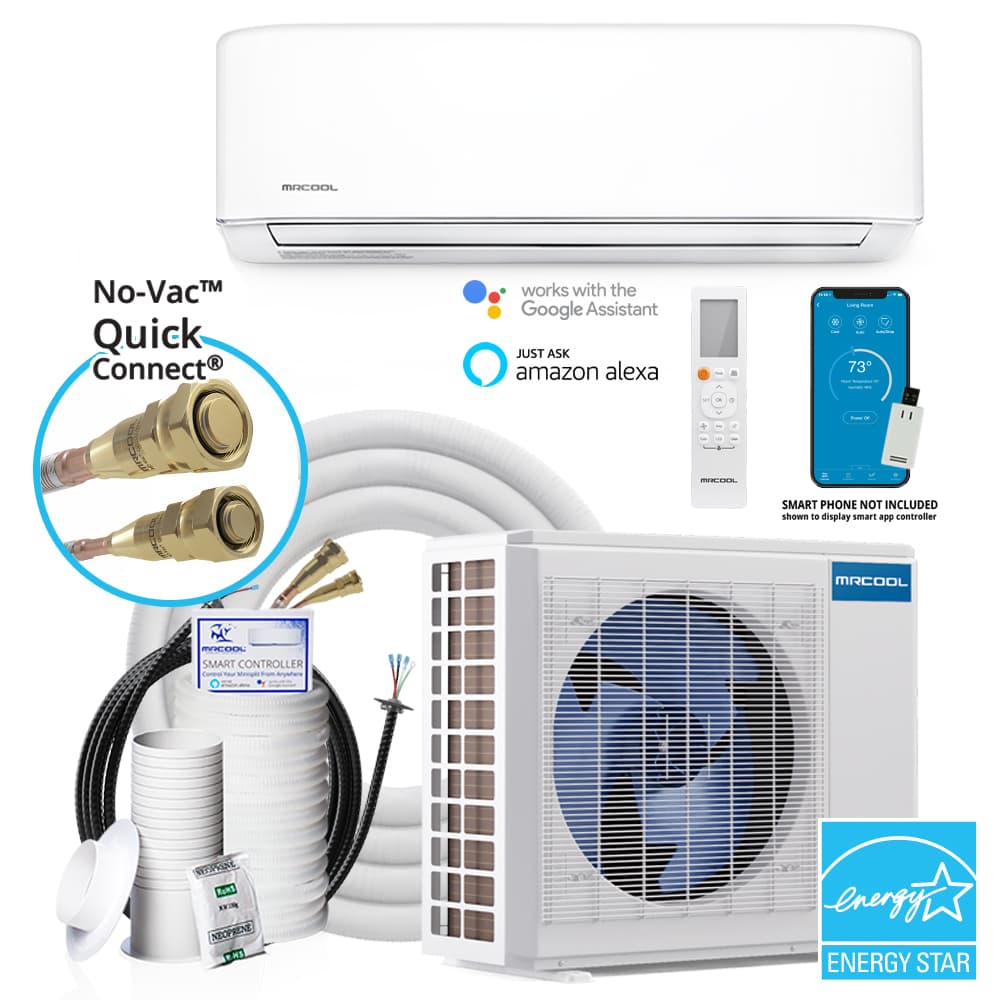 MRCOOL® E Star DIY 4th Gen 12k BTU Ductless Mini-Split Heat Pump Complete System 115V/60Hz view 5