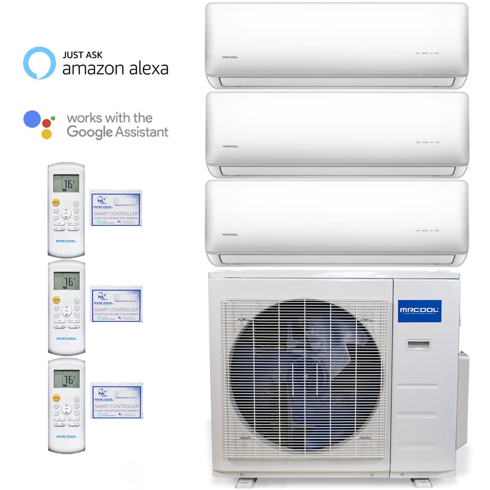 Olympus 12,000 BTU 1 Ton Ductless Mini-Split Wall Mounted Air Handler - 230V/60Hz view 2